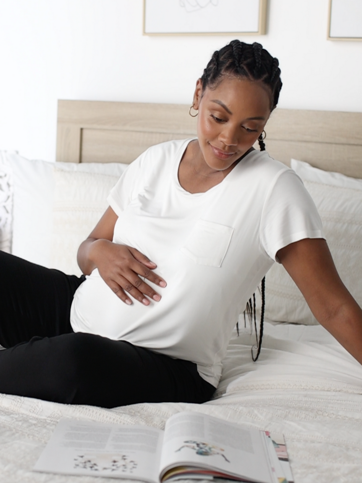Everyday Maternity & Nursing T-shirt | White