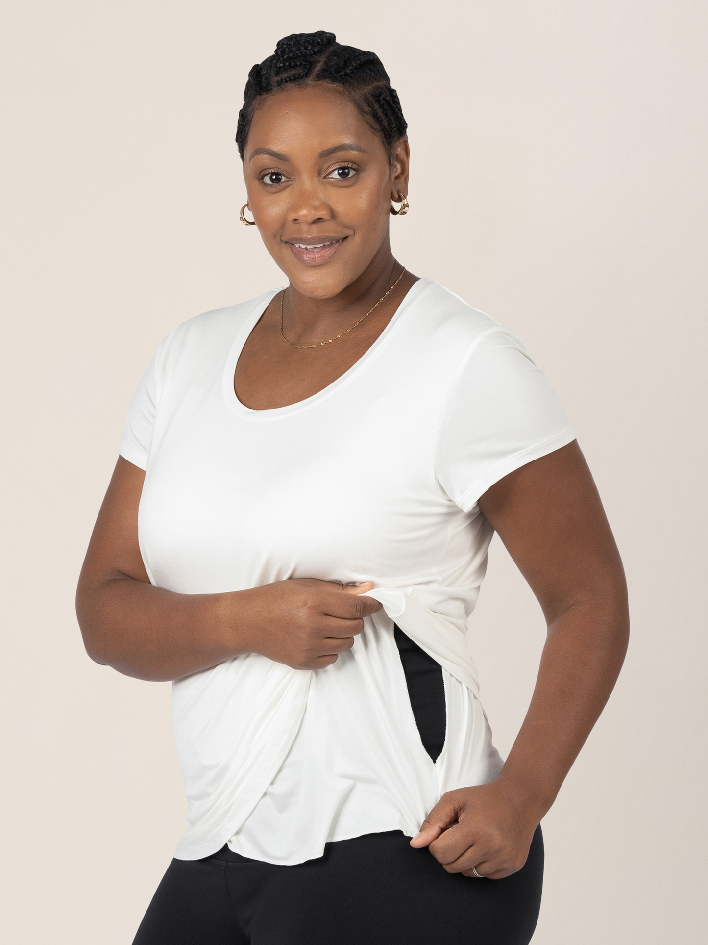 Everyday Maternity & Nursing T-shirt | White