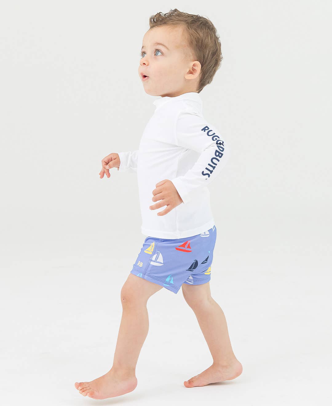 Down By The Bay Swim Shorties: Blue