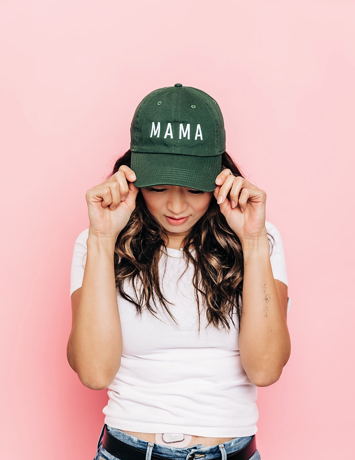 Navy Blue Mama Hat