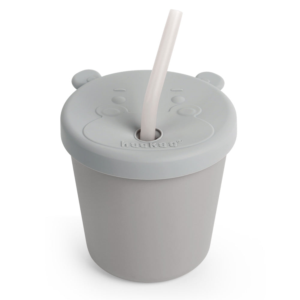 Haakaa Jolly Hippo Silicone Sippy Cup 1 pk