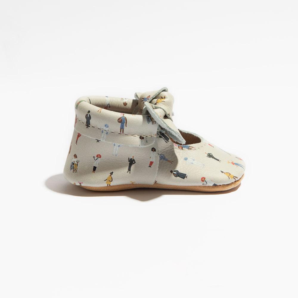 Boss Lady Knotted Bow Baby Shoe
