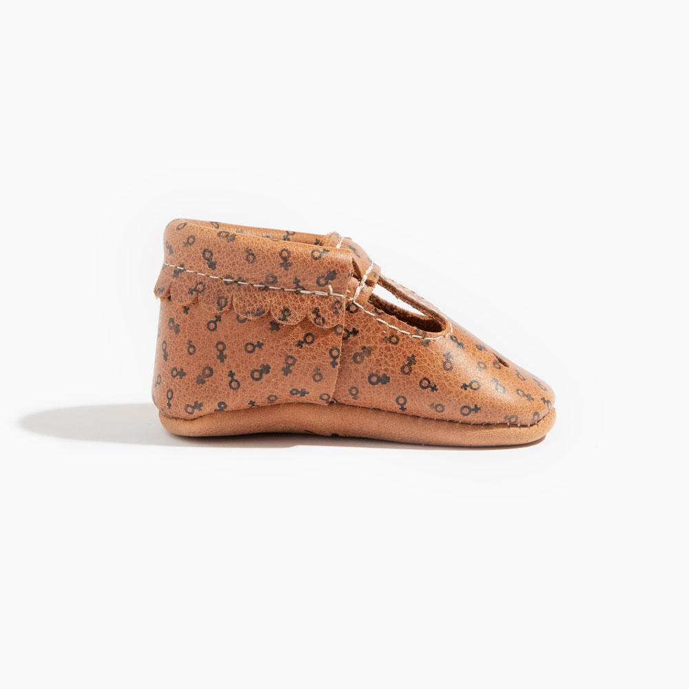 Female Symbol Mary Jane Baby Shoe