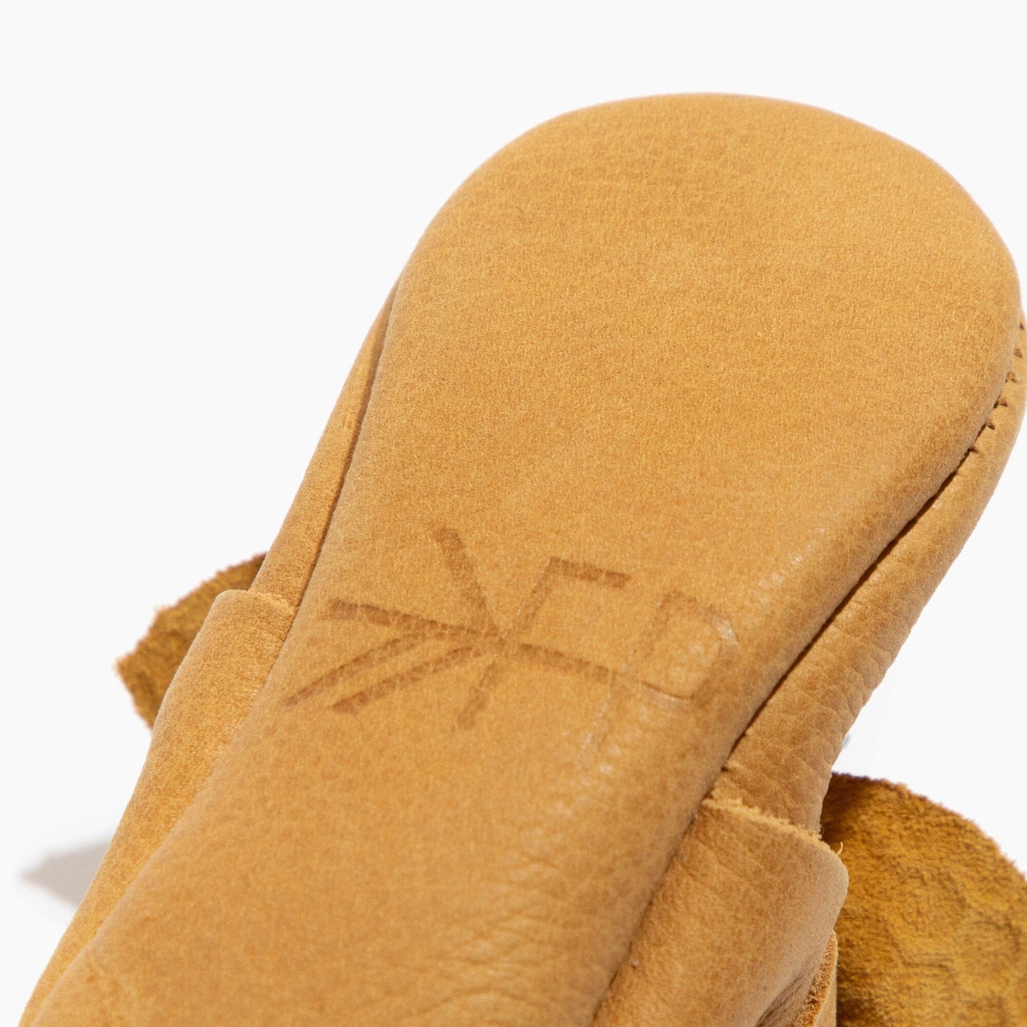 Honeycomb Knotted Bow Baby Shoe