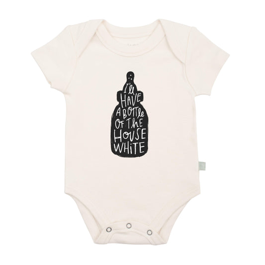 graphic bodysuit | house white