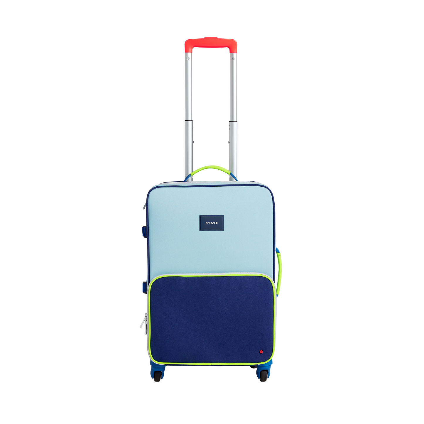 Navy/Neon Carry-On Suitcase