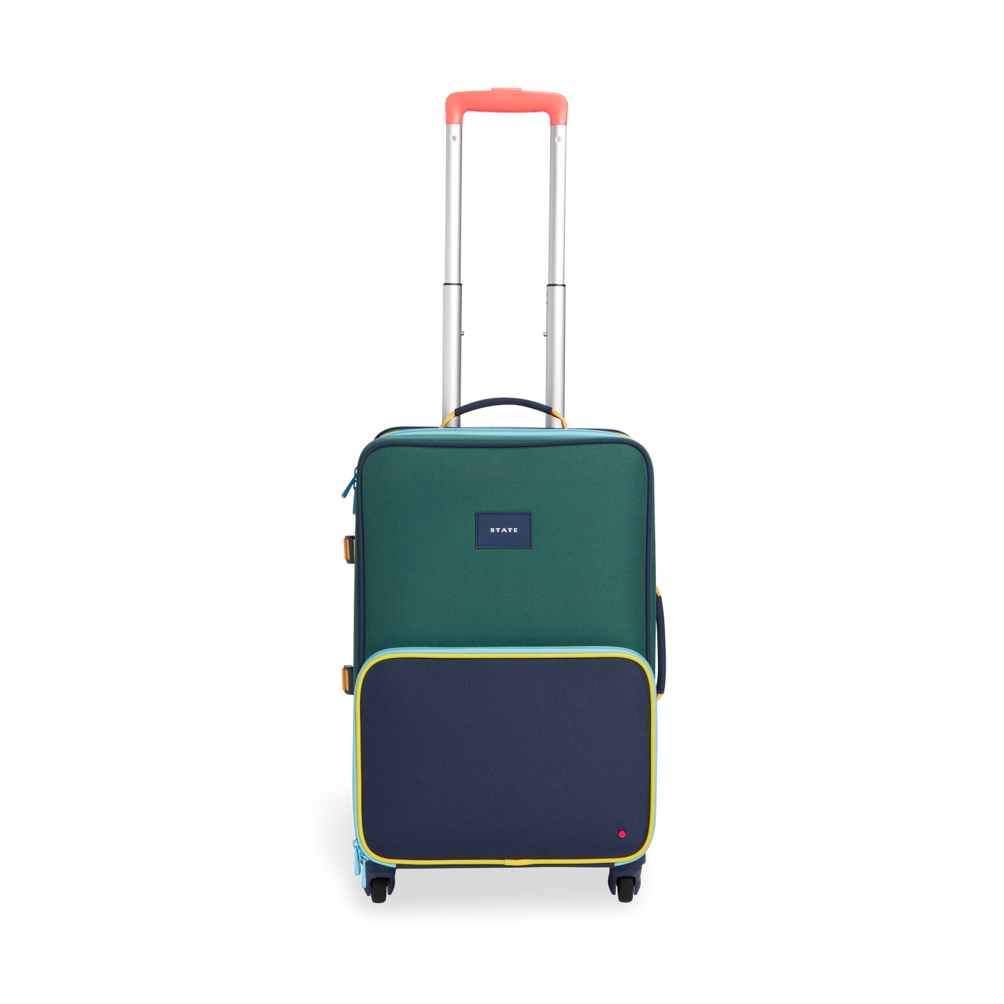 Green/Navy Carry-On Suitcase