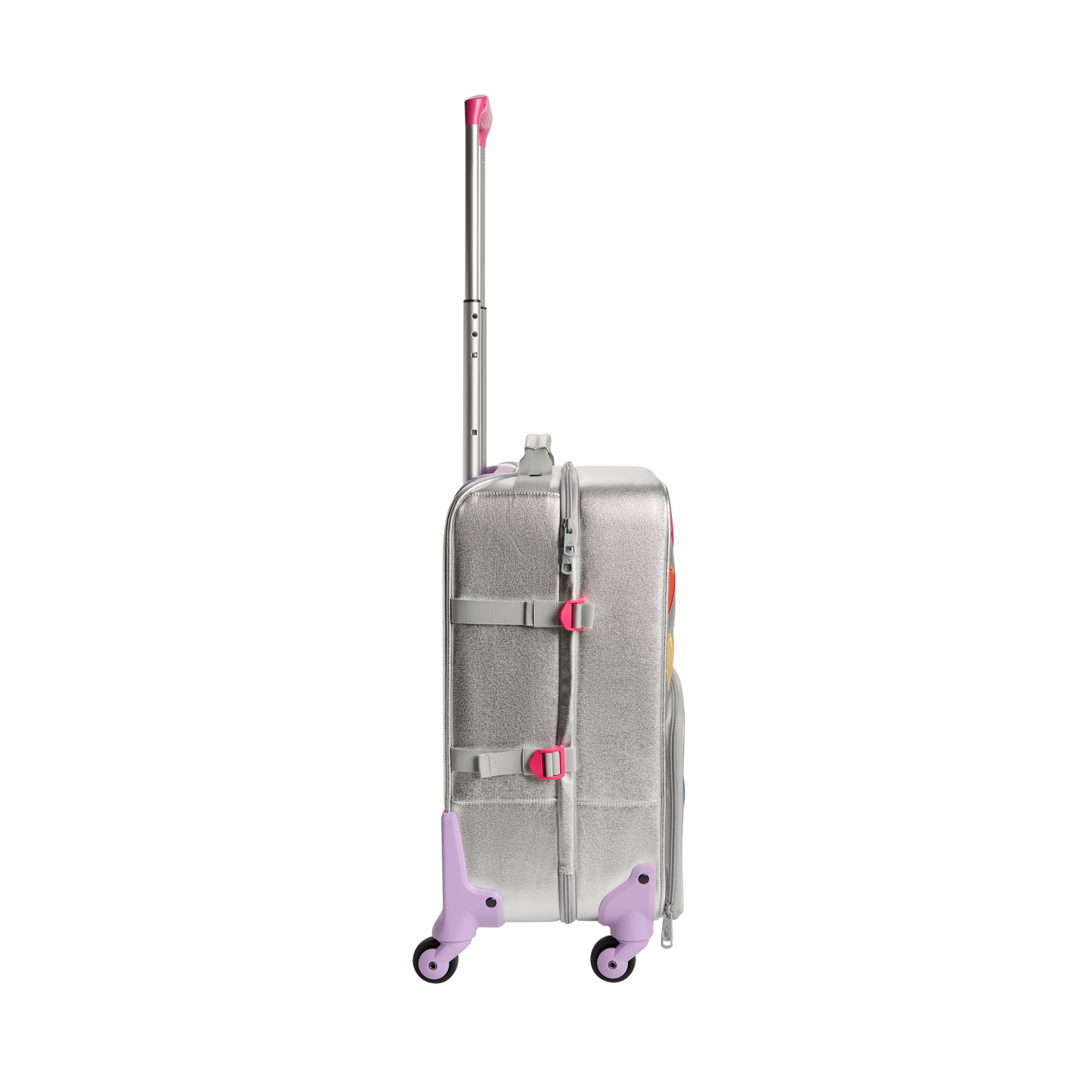 Patchwork Hearts Carry-On Suitcase