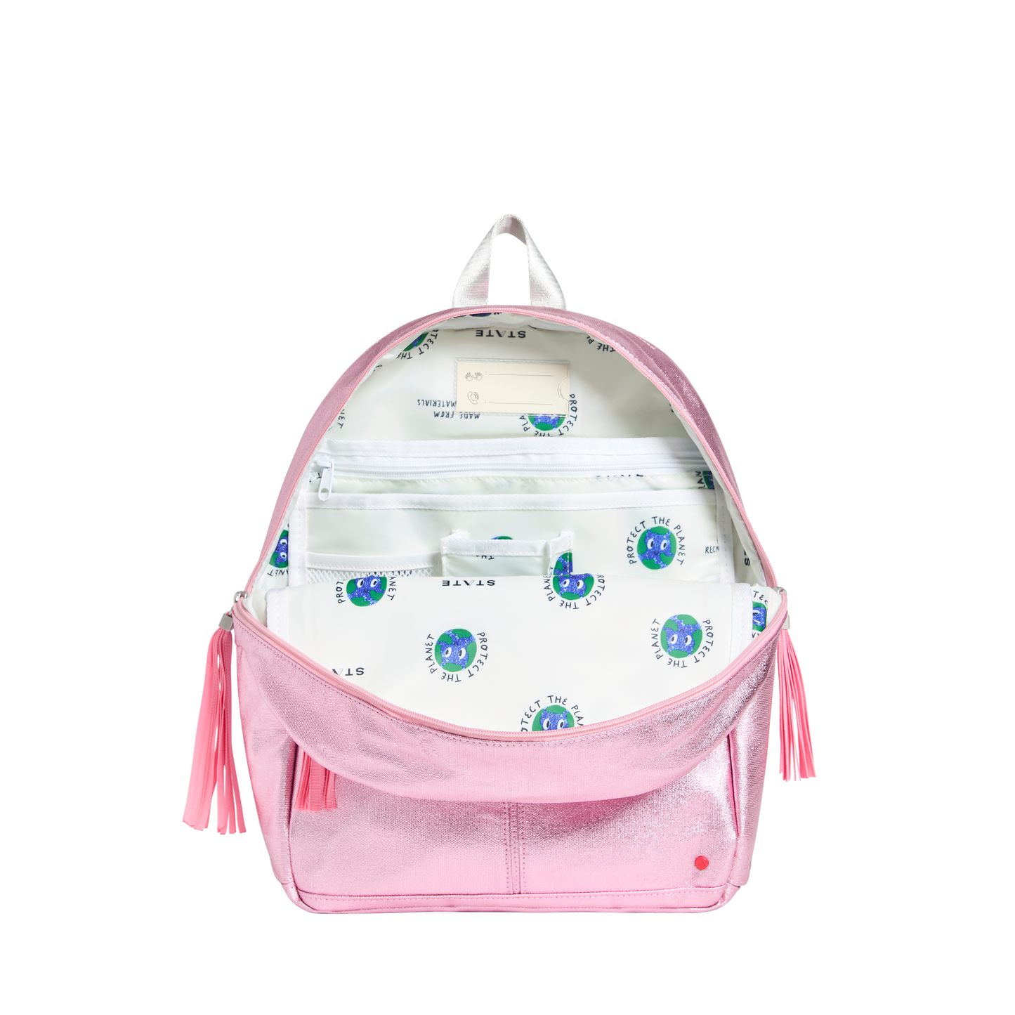 Lilac Chevron Backpack