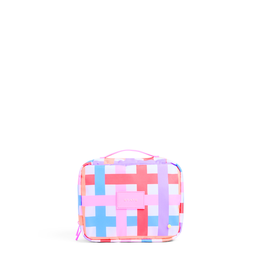 Multi Plaid Toiletry Kit