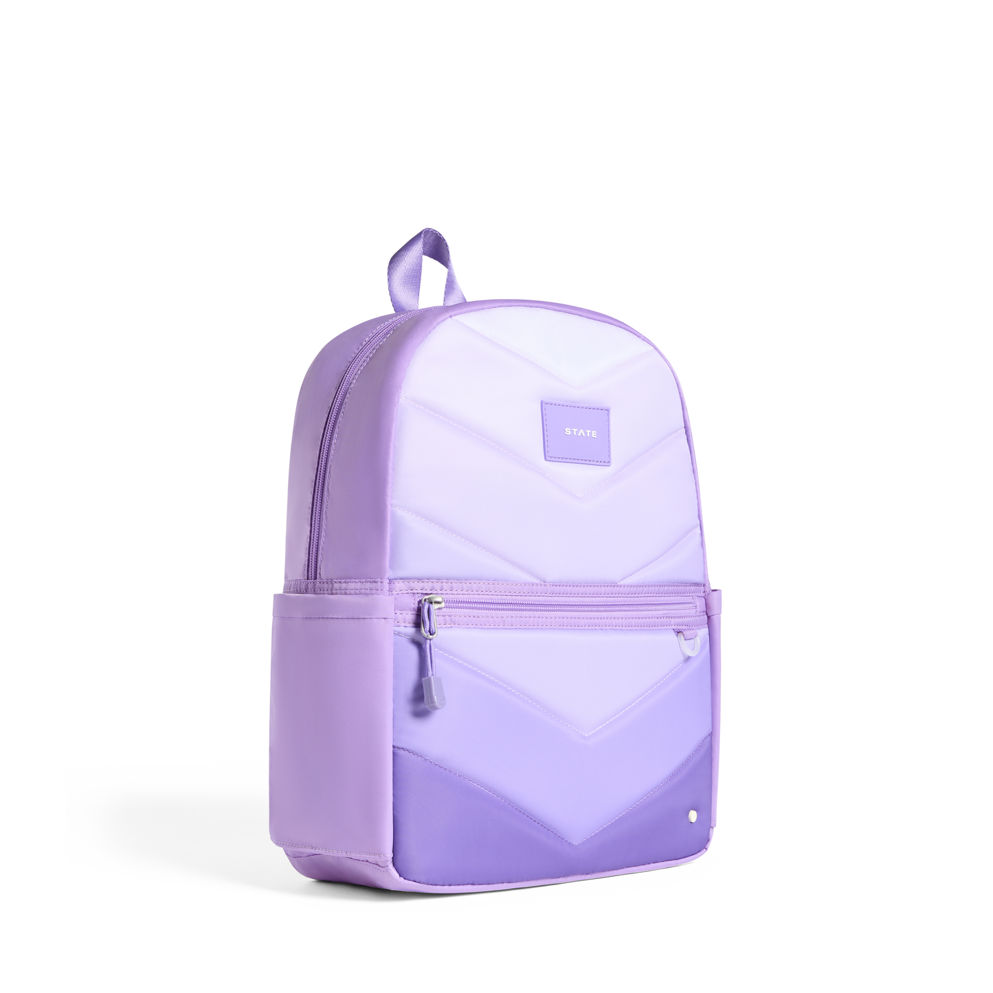 Lilac Chevron Backpack