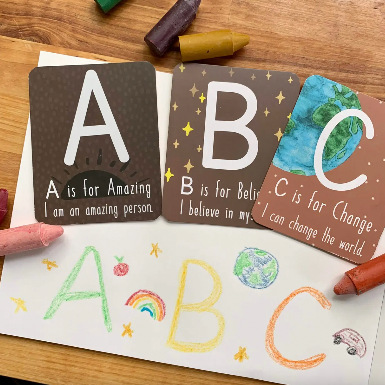 Alphabet Affirmation Flashcards