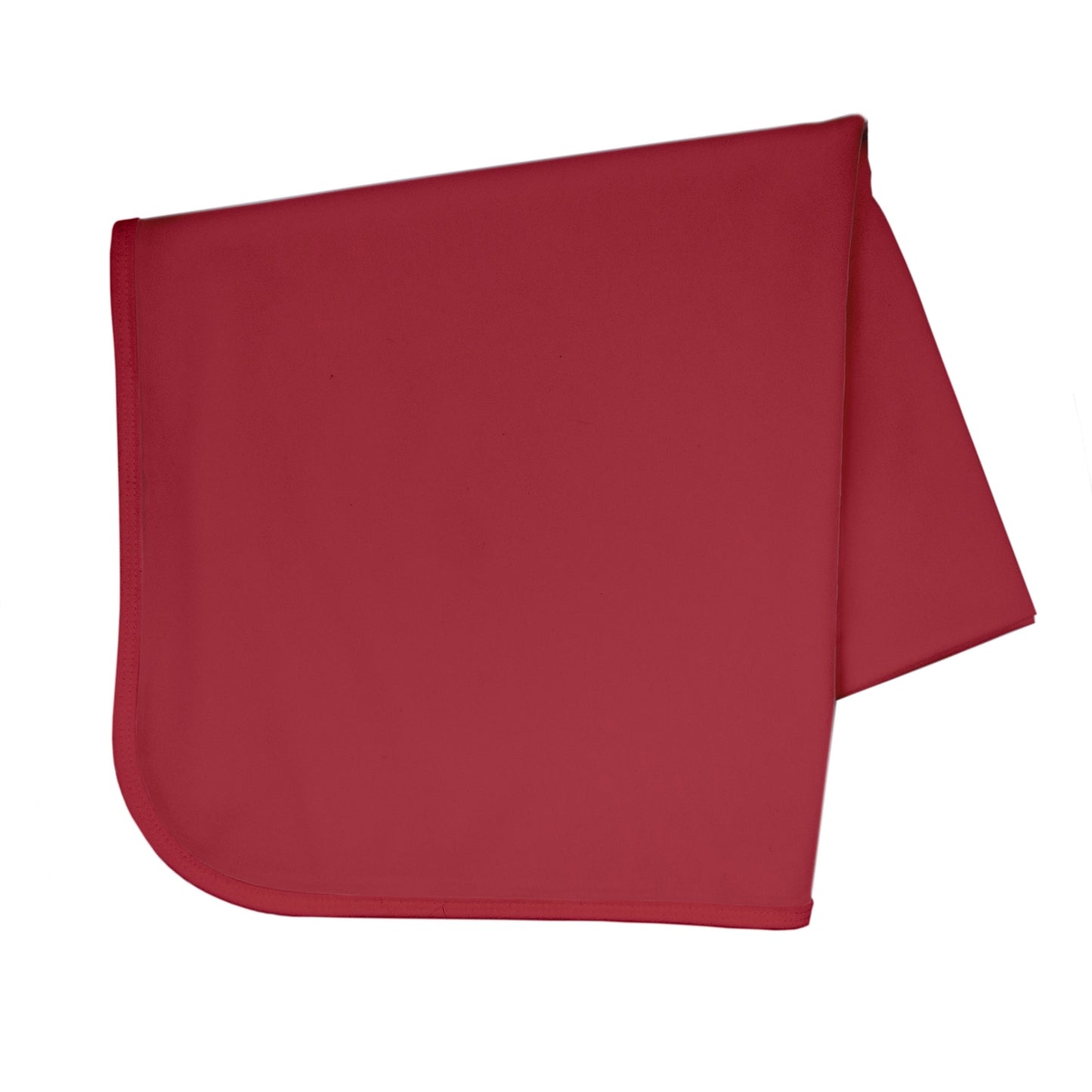 Solid Cranberry Minimalist Splash Mat - A Waterproof Catch-All for Highchair Spills and More!