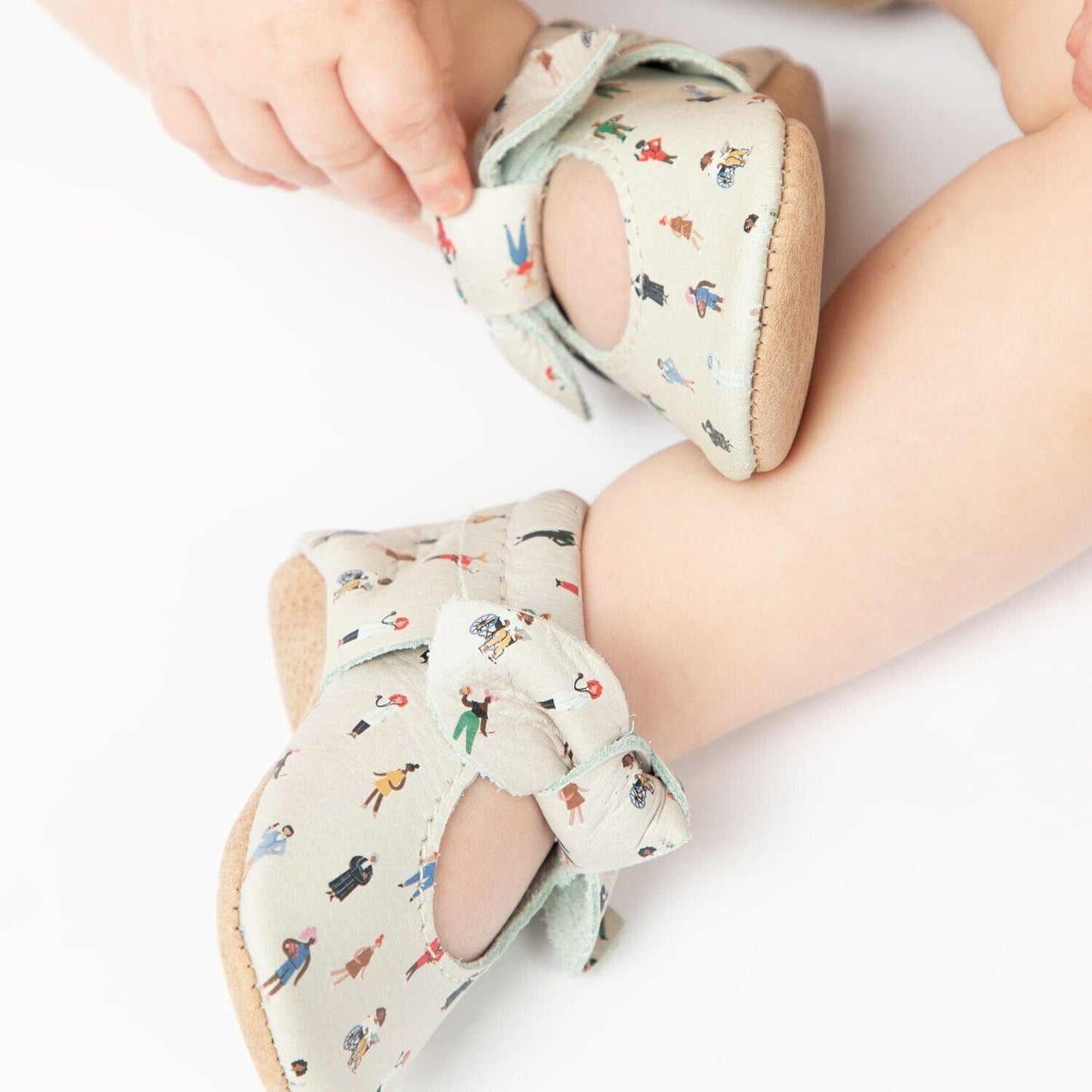 Boss Lady Knotted Bow Baby Shoe