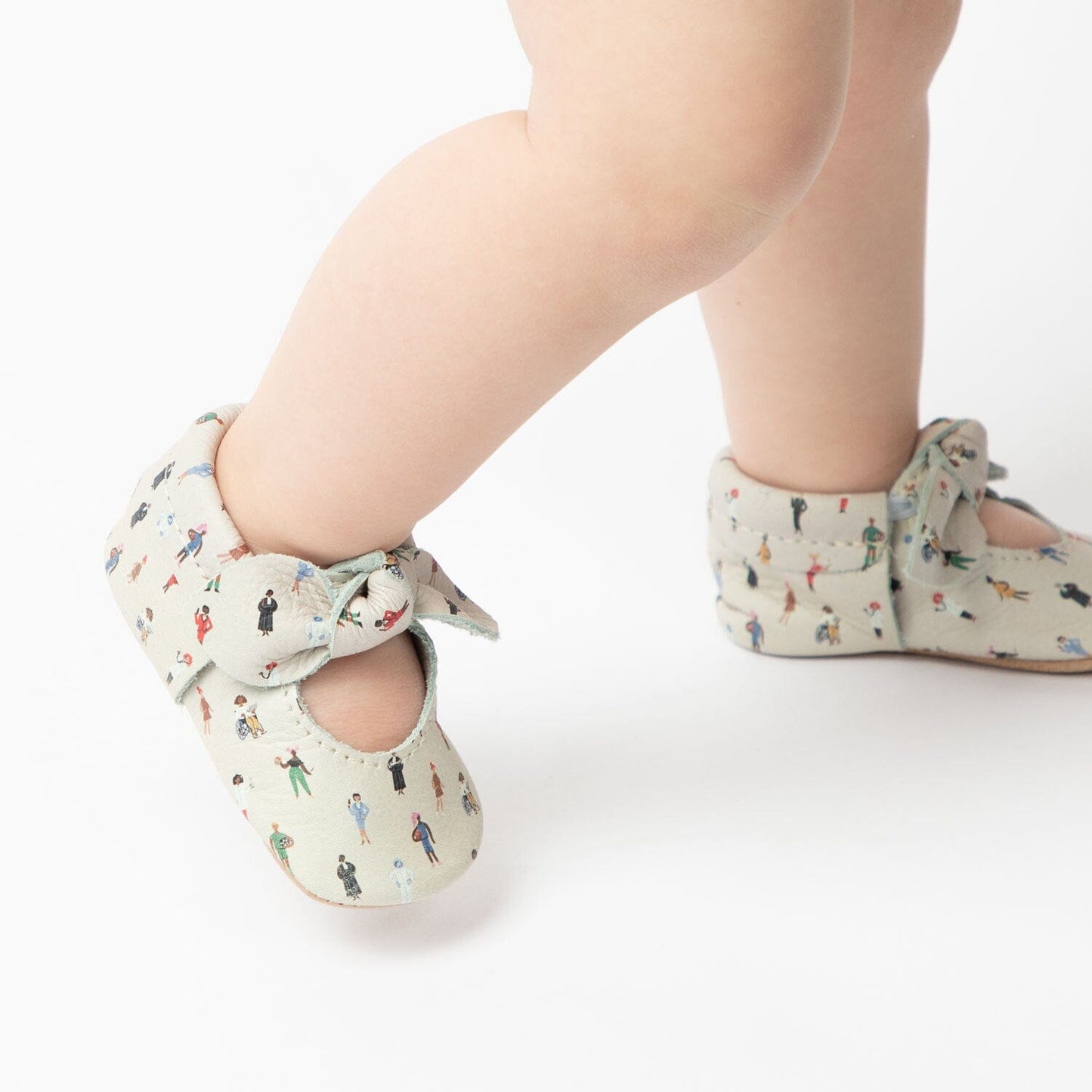 Boss Lady Knotted Bow Baby Shoe