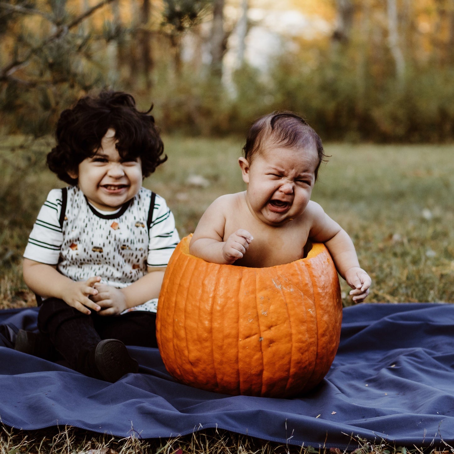 Solid Navy Minimalist Splash Mat - A Waterproof Catch-All for Highchair Spills and More!
