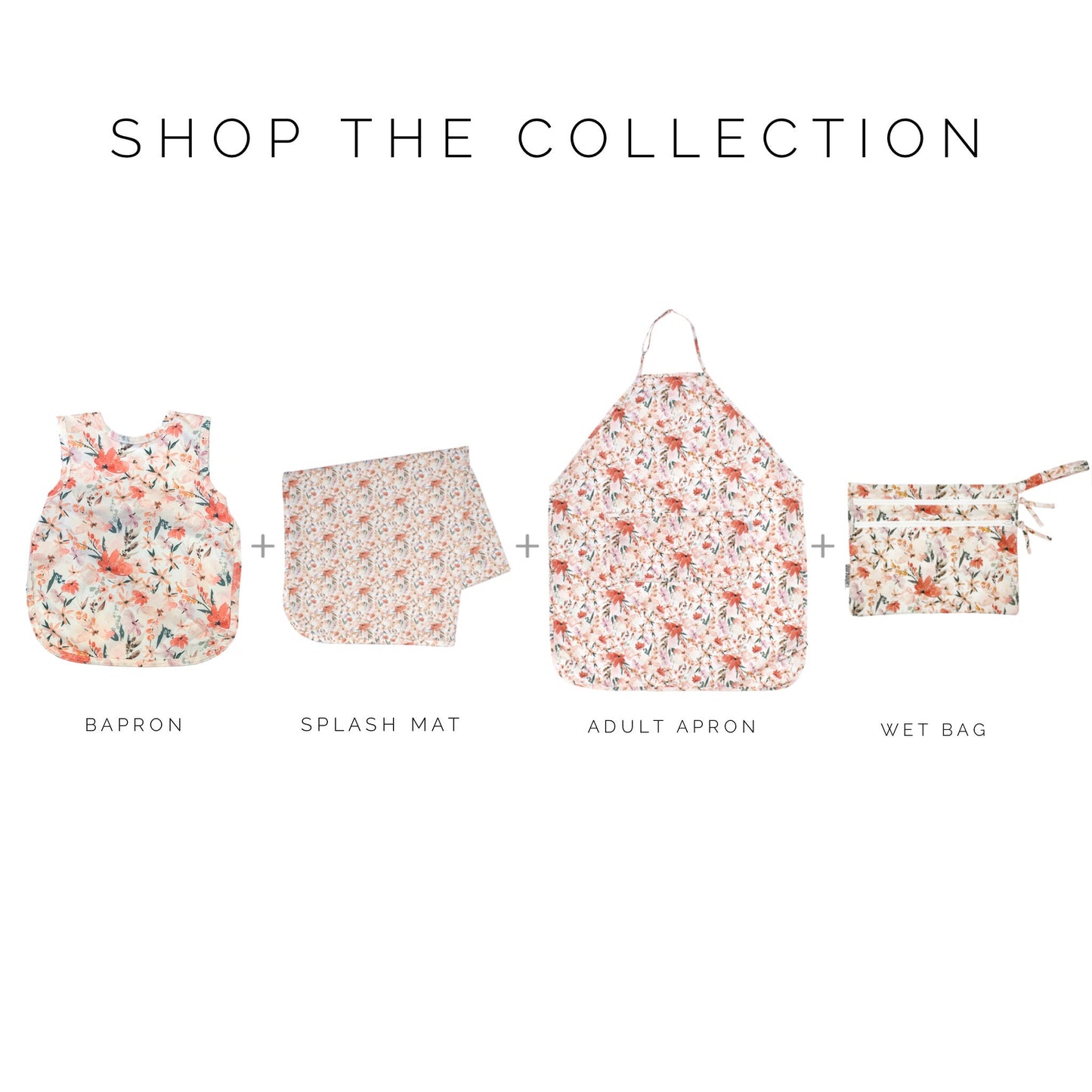 Peachy Dreams - Waterproof Wet Bag (For mealtime, on-the-go, and more!)