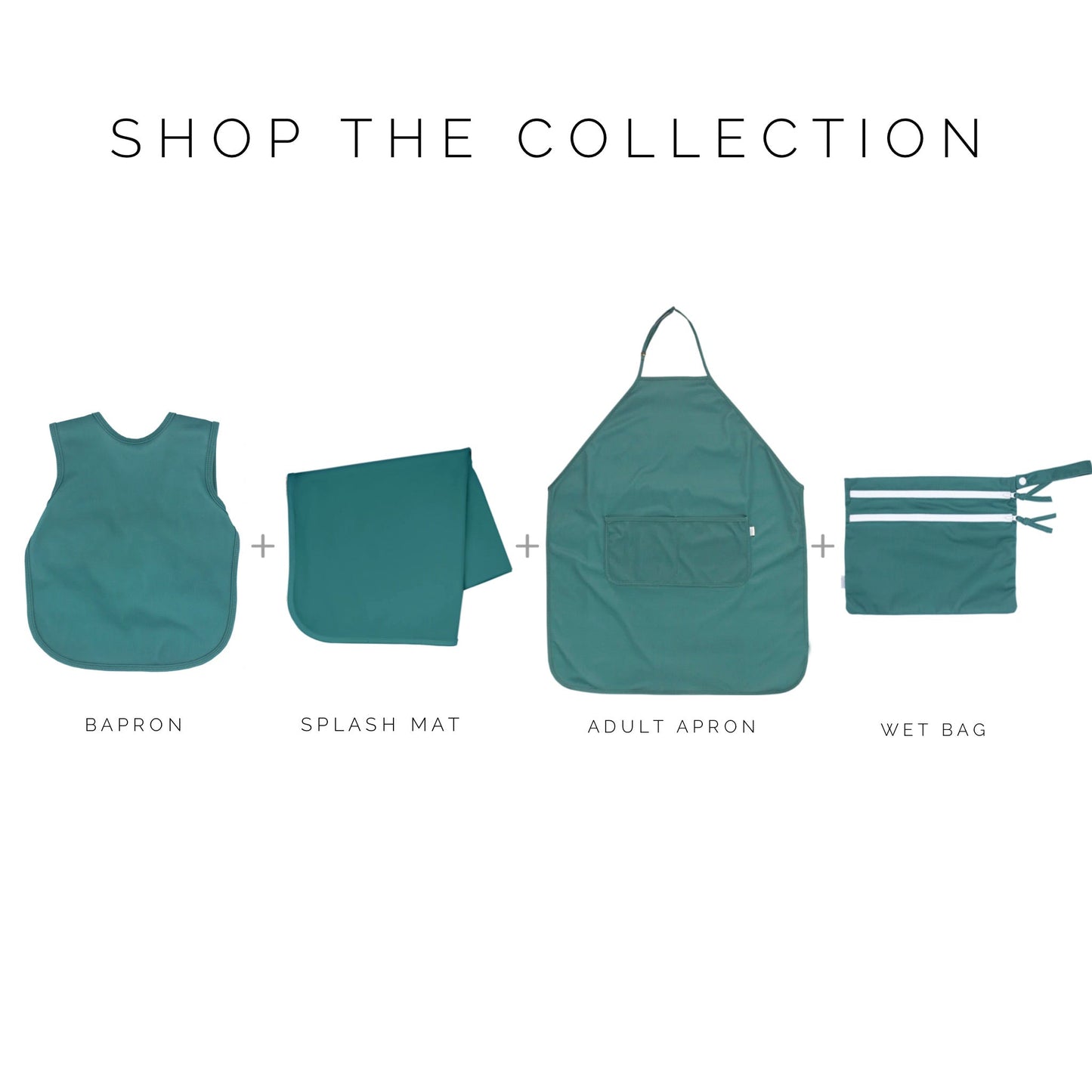 Solid Pine Minimalist - Waterproof Wet Bag (For mealtime, on-the-go, and more!)