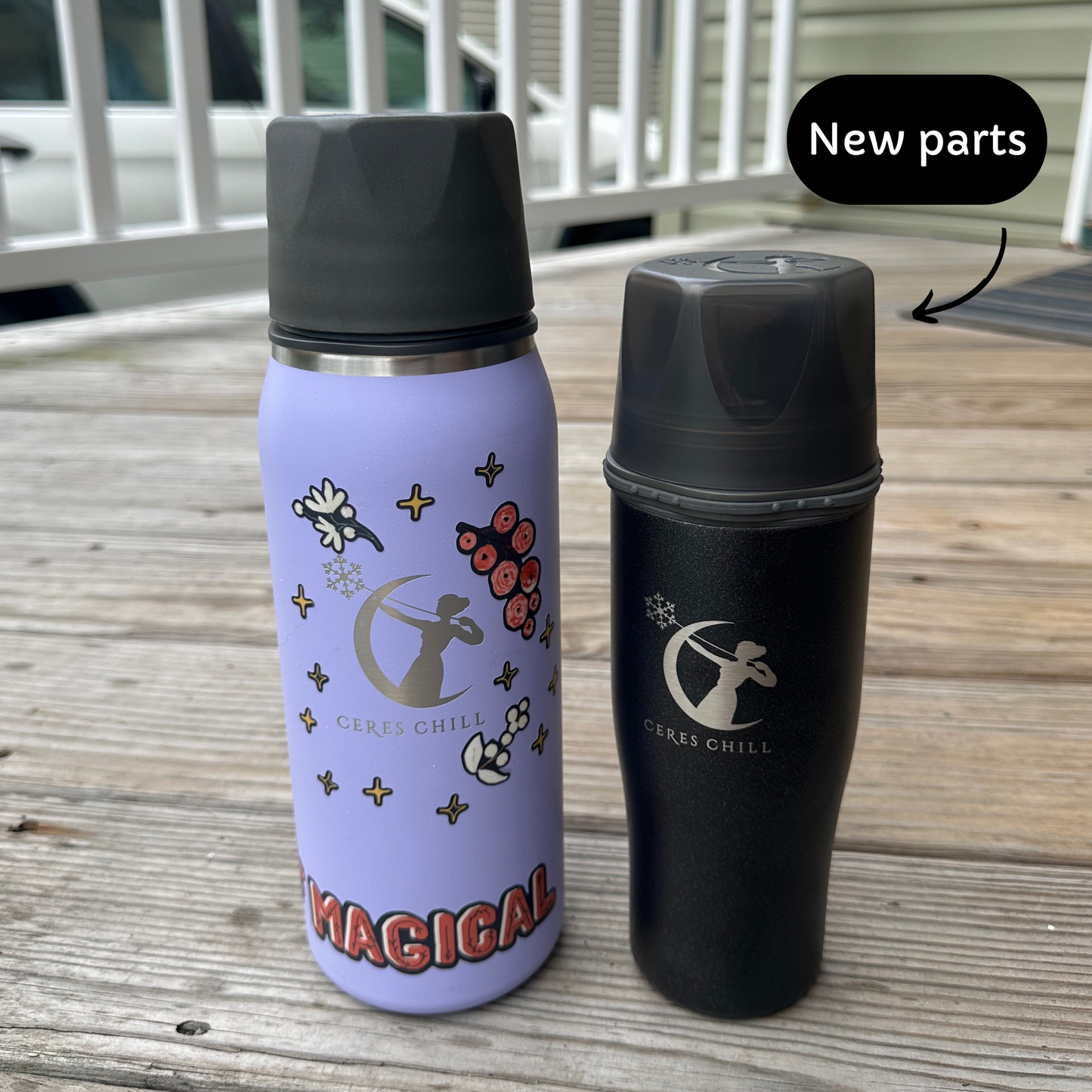 Replacement breast pump bottle and cap – Ceres Chill