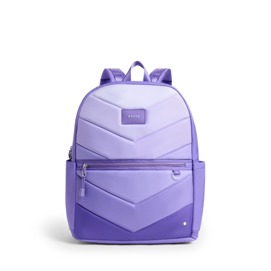 Lilac Chevron Backpack