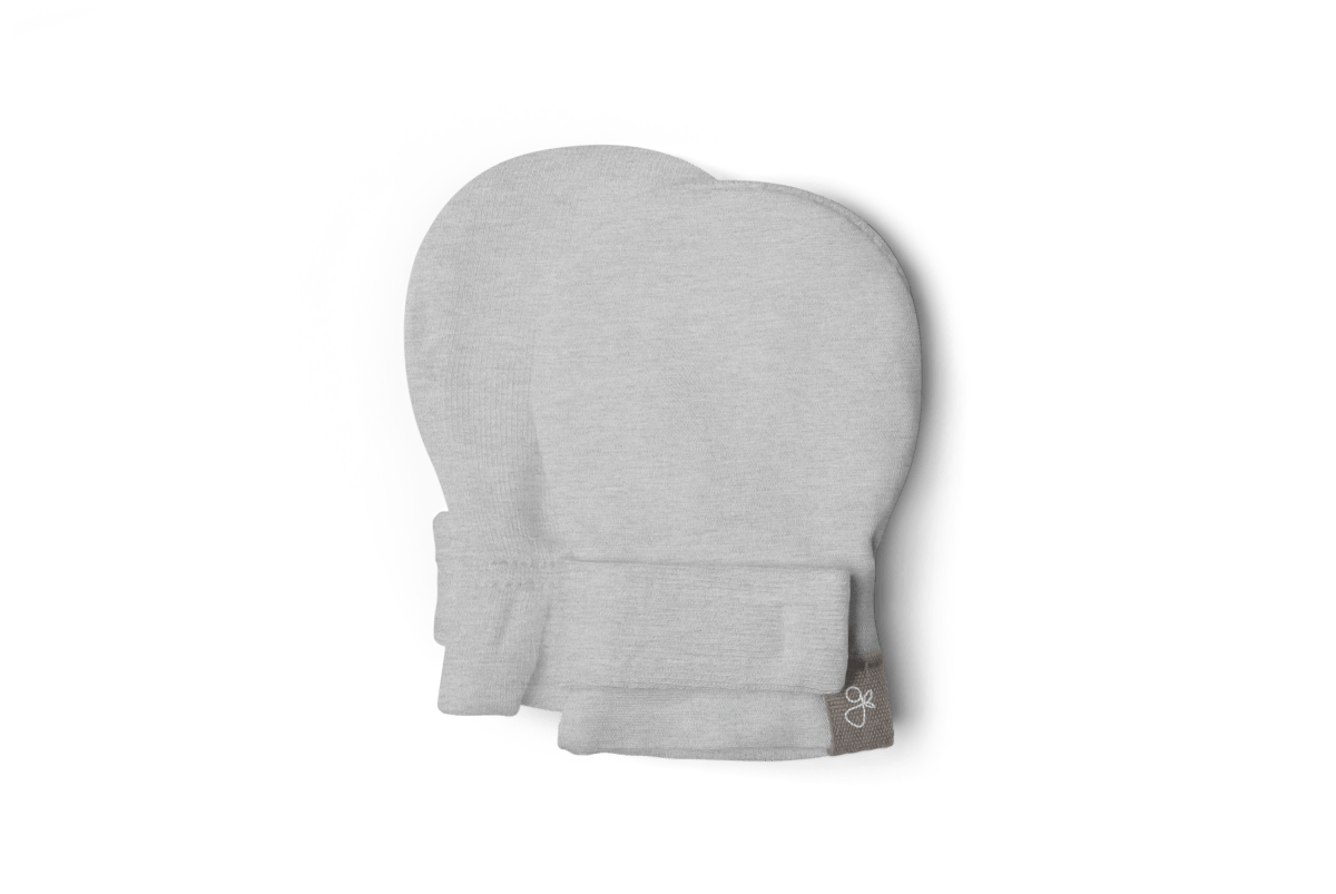 PREEMIE STAY ON MITTS | STORM GRAY