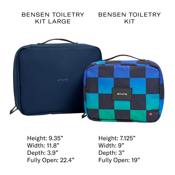 Black Toiletry Kit