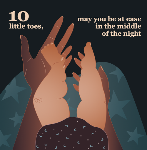 The Middle of the Night Book by Stef Tousignant
Settle down for bedtime with this book that helps children fall to sleep using the structure of a body scan meditatio