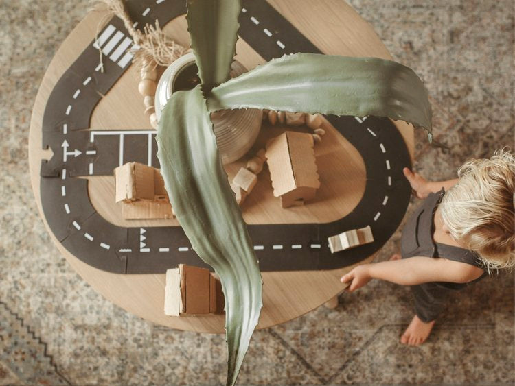 The affordable waytoplay Ringroad is a great toy for imaginative play. Watch your children create their very own circuits and road maps for their favourite toys and