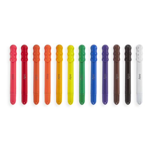 Make your windows, mirrors and glass surfaces works of art. Rainy Dayz Gel Crayons draw vibrant and bold colors on glass surfaces... and paper too. And for an extra