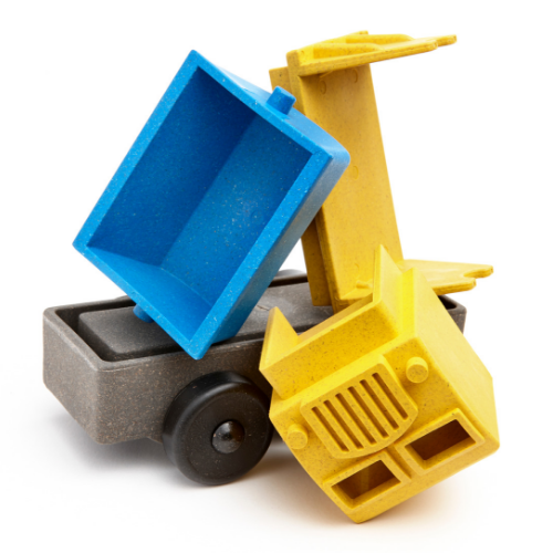 The cleverly named tipper truck has a bucket that holds stuff, and then you tip the bucket and the stuff spills out! If this doesn't sound like fun to you then you'r