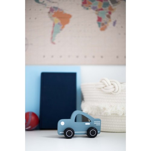 Your little baby girl or baby boy will love playing, racing and revving with this adorable wooden car push toy by Pearhead!
• Includes one wooden, muted blue toy ca