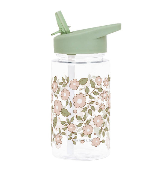 Kids Water Bottle - Blossoms (Sage)