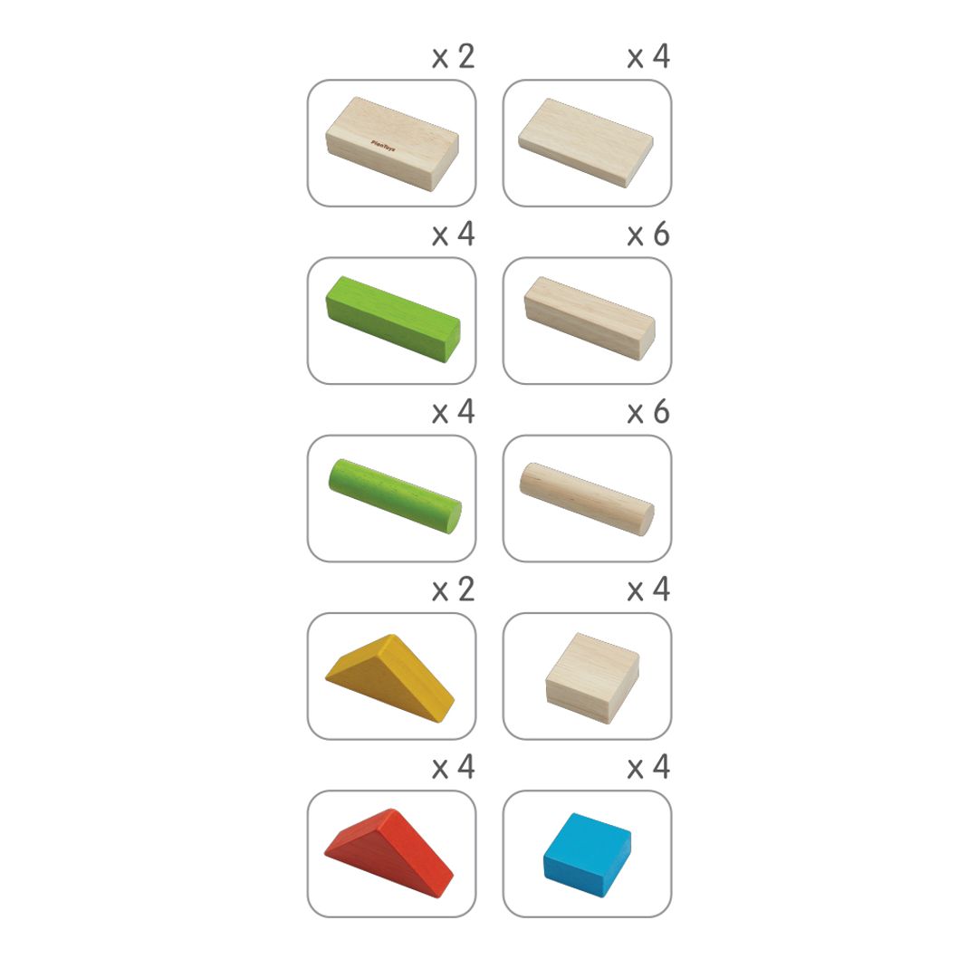 Colorful 40 Unit Blocks