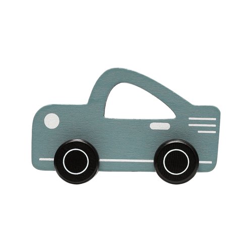  Your little baby girl or baby boy will love playing, racing and revving with this adorable wooden car push toy by Pearhead!
• Includes one wooden, muted blue toy ca