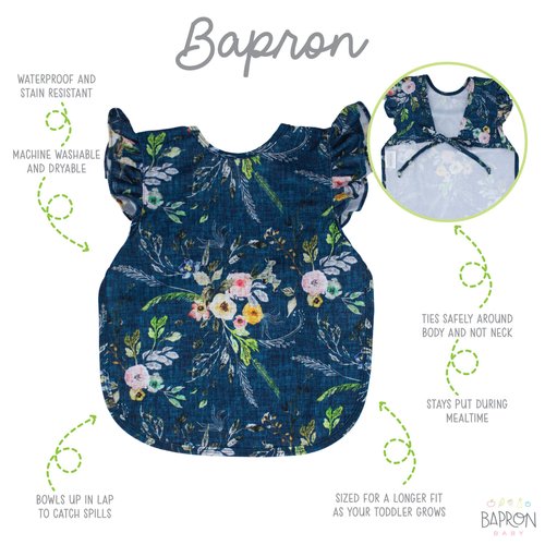 This best-selling “Bapron”, also known as a bib-apron hybrid, full-coverage bib, smock, or apron, is designed for comfort and safety. Because of their comfortable,