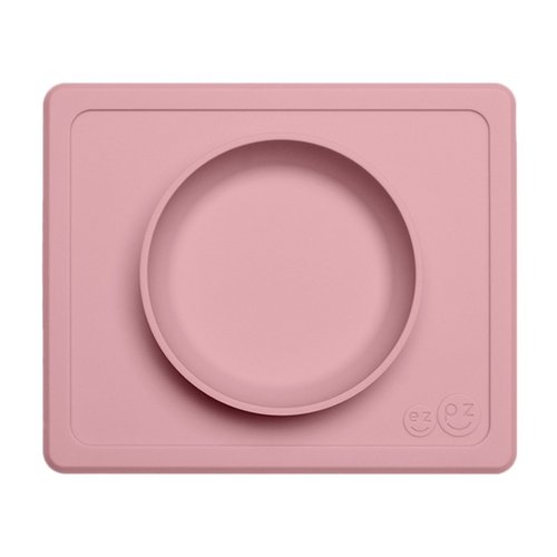 The ezpz Mini Bowl is a smaller version of the Happy Bowl, and it is designed for infants and toddlers. The suction feature of the Mini Bowl helps little ones to