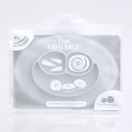 The Mini Mat is ezpz's top-selling product, and it is a great mealtime solution for both infants and travel. The Mini Mat is an all-in-one placemat + plate that s