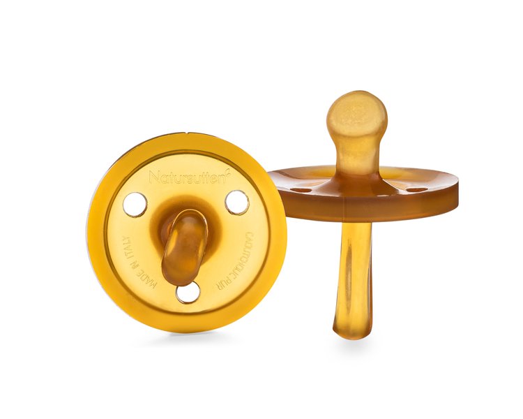 Made from pure, all-natural latex rubber from the Hevea Brasiliense tree, Natursutten pacifiers are softer than silicone and are extremely hygienic because they are