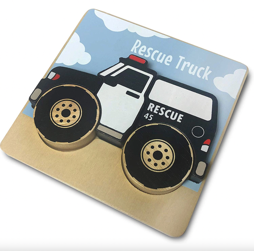 The BeginAgain Toys Truck Puzzles 3-Pack will help children practice fine motor skills, such as hand-eye coordination. It will also help to stimulate critical thinki