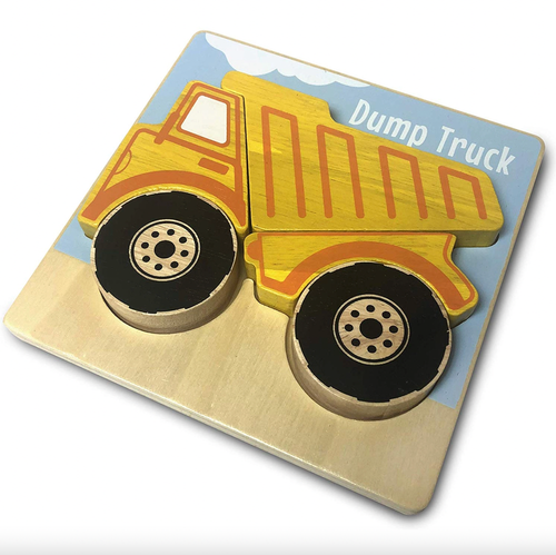 The BeginAgain Toys Truck Puzzles 3-Pack will help children practice fine motor skills, such as hand-eye coordination. It will also help to stimulate critical thinki