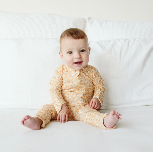 The Goumi piece everyone’s been asking for. Our romper is the coziest day wear for your babes. Perfect for warm weather play and cozy enough for sleep. Plus it looks