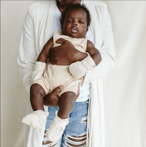 The Goumi piece everyone’s been asking for. Our romper is the coziest day wear for your babes. Perfect for warm weather play and cozy enough for sleep. Plus it looks