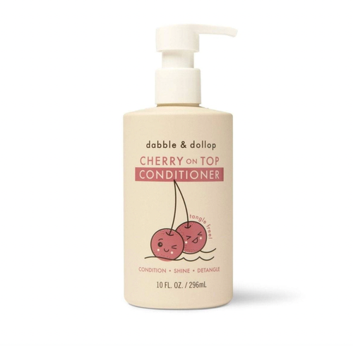 10oz | 296mL
Dabble & Dollop Cherry on Top Conditioner is a natural, safe and effective way to detangle, condition and seal the hair and hair cuticle. Our condit