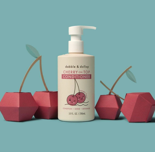 10oz | 296mL
Dabble & Dollop Cherry on Top Conditioner is a natural, safe and effective way to detangle, condition and seal the hair and hair cuticle. Our condit