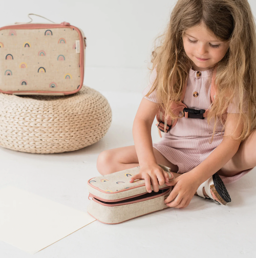 Fitting perfectly inside our Toddler and Grade School Backpacks, the Kids Case is made for fun-filled days on-the-go. Generously sized and equipped with thoughtful f