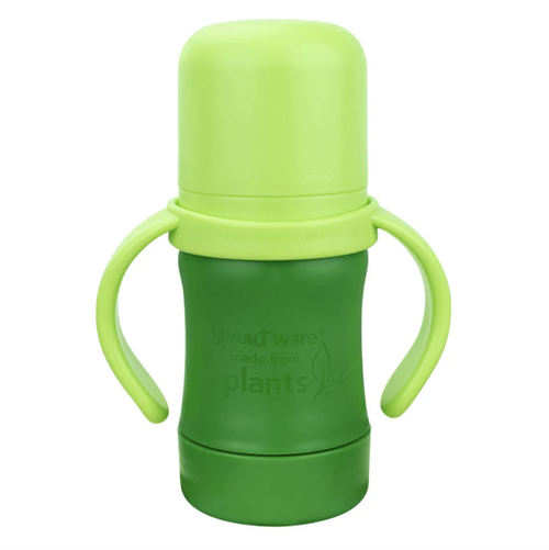 Plant-plastic and silicone help avoid harmful chemicals — With our non-toxic straw sippy cup, liquids touch only Sprout Ware® plant-plastic and 100% LFGB, platinum