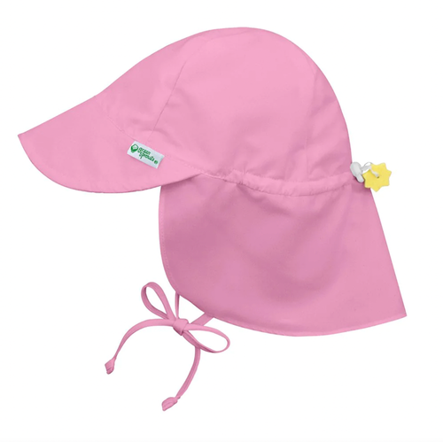 All-day sun protection for head, neck, and eyes—Our full-coverage baby flap hat with extra neck and shoulder protection keeps baby covered all-day, reducing sunscree