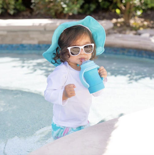 Plant-plastic and silicone help avoid harmful chemicals — With our non-toxic straw sippy cup, liquids touch only Sprout Ware® plant-plastic and 100% LFGB, platinum