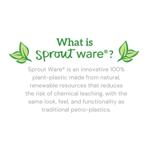Plant-plastic and silicone help avoid harmful chemicals — With our non-toxic straw sippy cup, liquids touch only Sprout Ware® plant-plastic and 100% LFGB, platinum