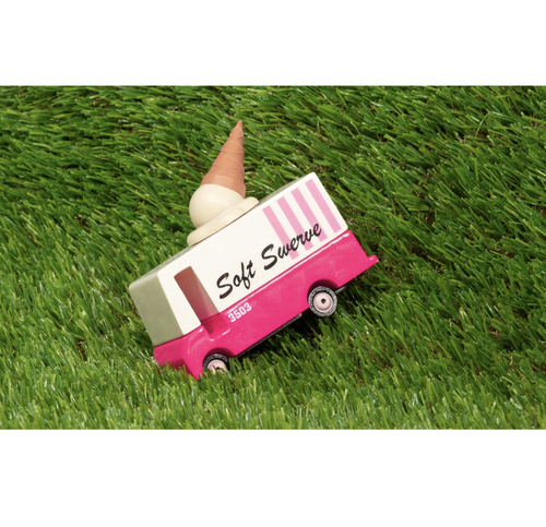 Soft-serving up good looks. As far as a symbol of simpler times and a carefree way to stuff sugar and calories in your childhood, you can’t beat the ice cream truck.